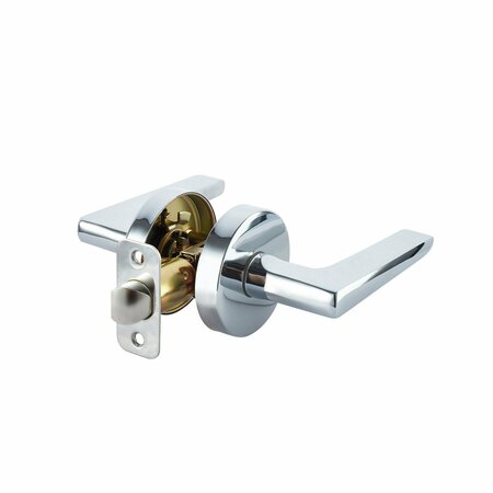 SAPPHIRE Contra Collection Modern Brushed Chrome Passage Hall/Closet Door Handle LS-CON10-US26